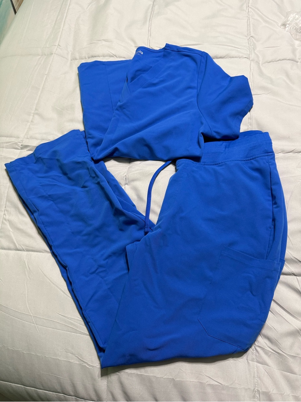 Royal Blue Mandala Scrub Set
